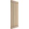 Ekena Millwork Rustic Three Board Joined Board-n-Batten Rough Cedar Faux Wood Shutters w/End Batten, 16 1/2"Wx76"H SHUBJE16X76RCPR - alternate 14